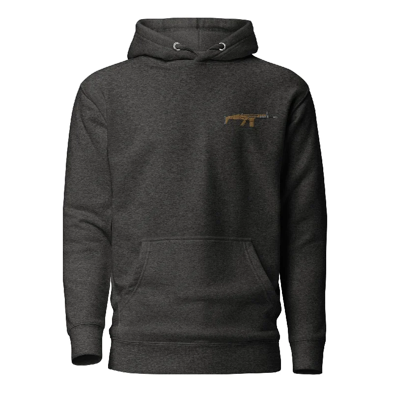 SCAR Embroidered Rifle Unisex Hoodie