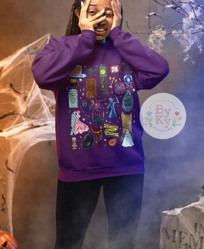 Haunted Mansion Unisex Heavy Crewneck Sweatshirt