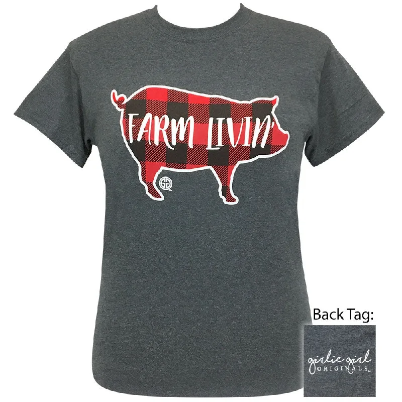 Farm Livin-Dark Heather SS-2216