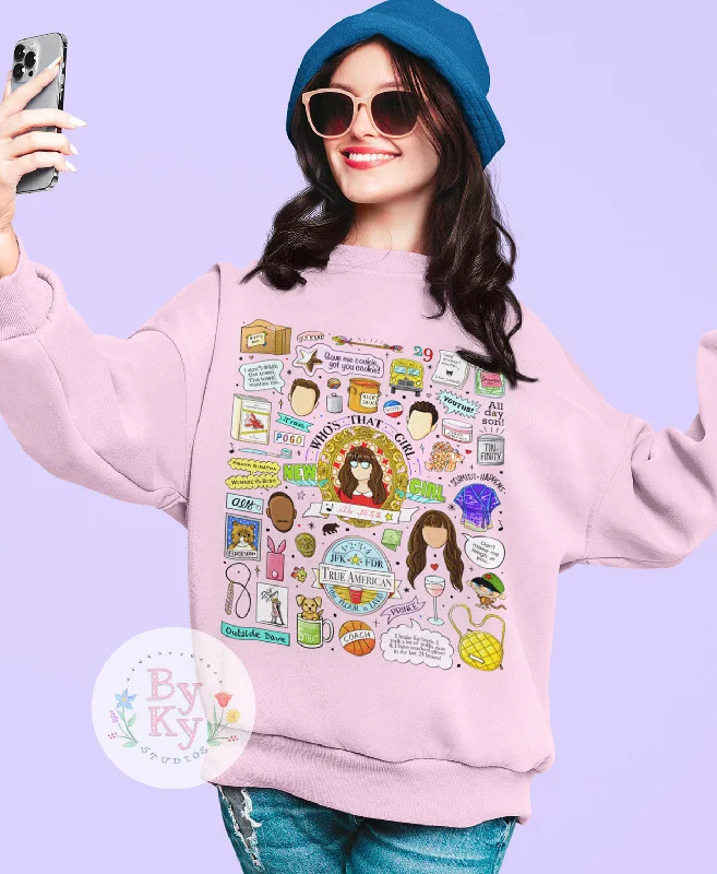 New Girl Unisex Heavy Crewneck Sweatshirt