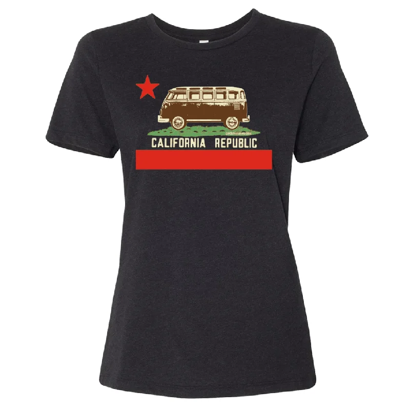 California Republic Vintage Van Women's Relaxed Jersey Tee