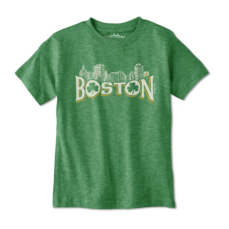 Boston Irish Skyline Youth T-Shirt