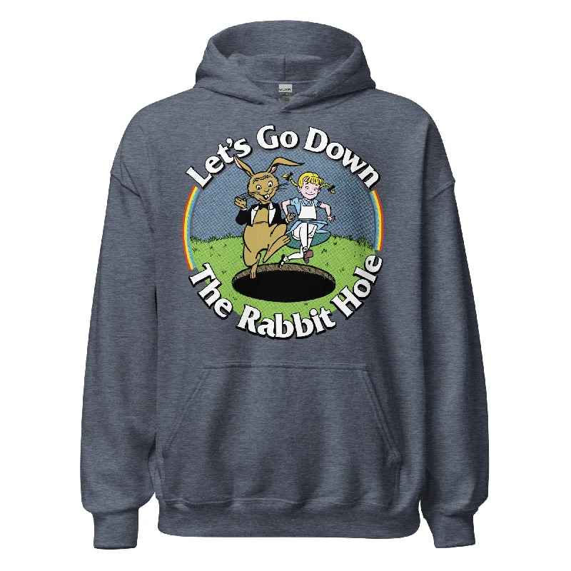 Let's Go Down the Rabbit Hole Unisex Hoodie