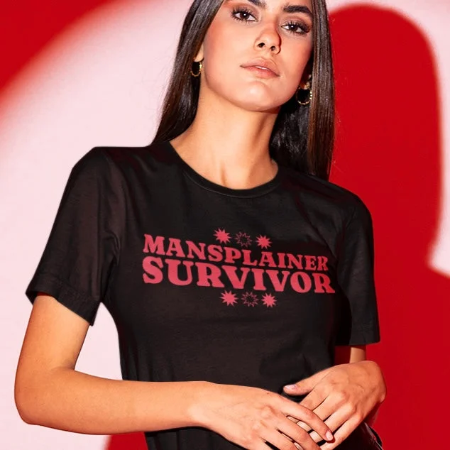 Mansplainer Survivor Unisex t-shirt