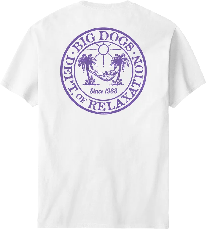 Relaxation Badge Purple T-shirt