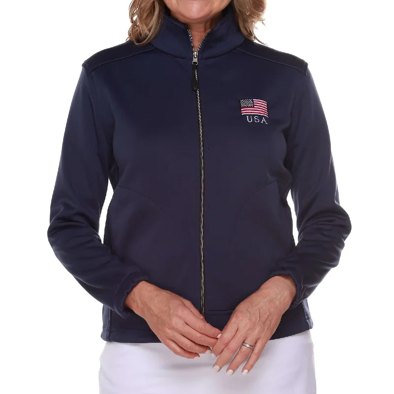 Women's Patriotic Made in USA Softshell Jacket