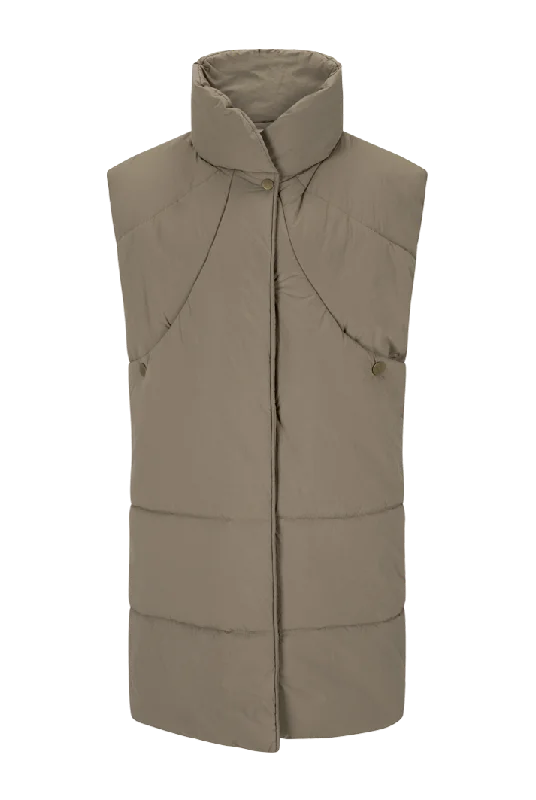 Elongated Puffer Vest