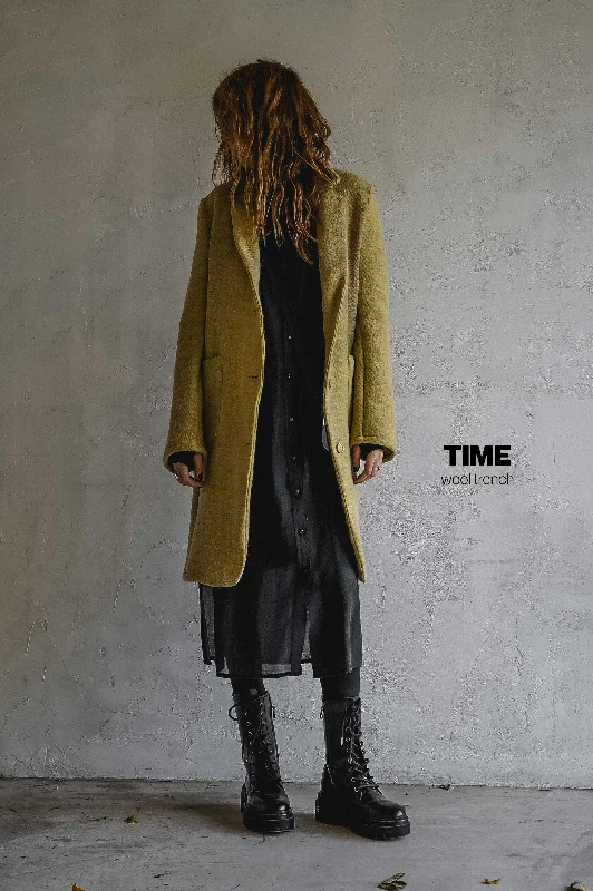 Time Wool Trench