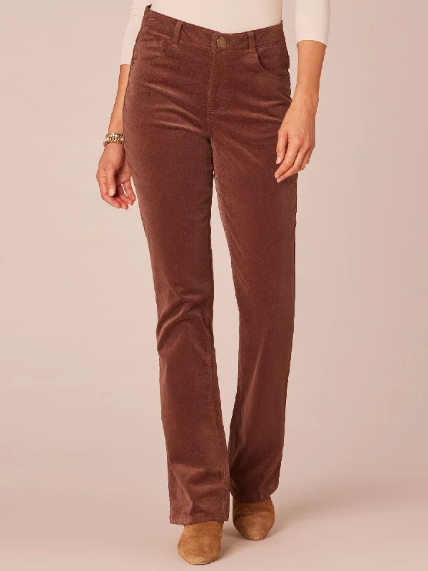 "Ab"solution High Rise Itty Bitty Boot Corduroy Pants