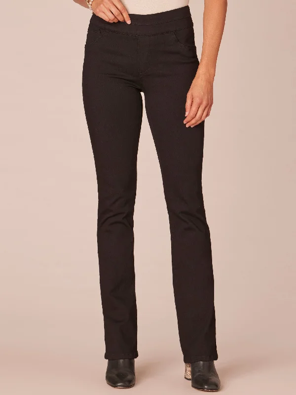 "Ab"solution High Rise Itty Bitty Boot Glider Jeans