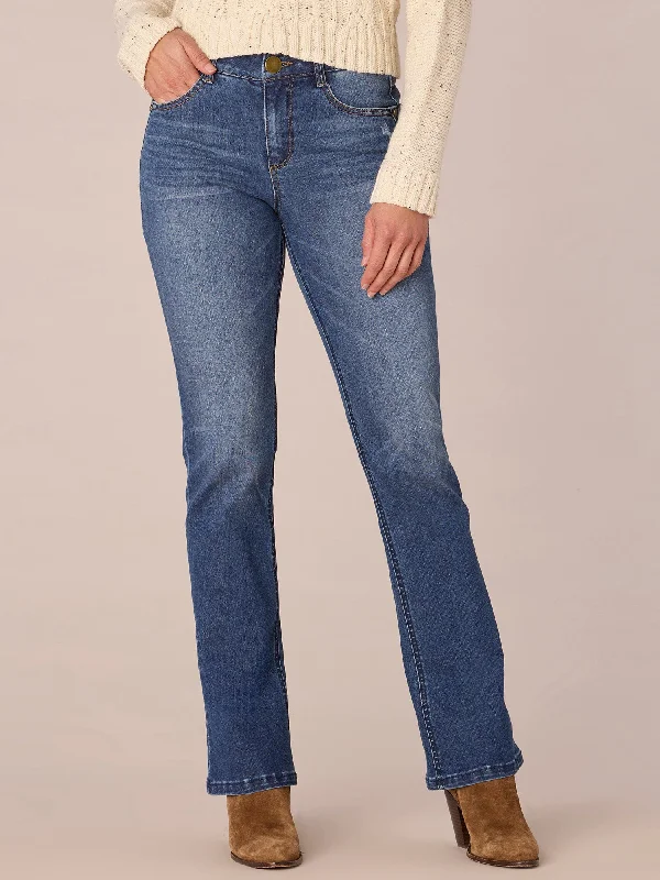 "Ab"solution Mid-Rise Itty Bitty Boot Petite Jeans