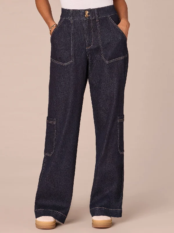 "Ab"solution Skyrise Carpenter Wide Leg Tall Jeans