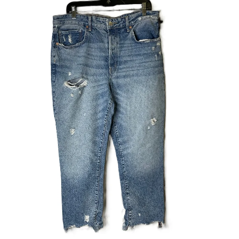 Jeans Boyfriend By We The Free In Blue, Size: 12