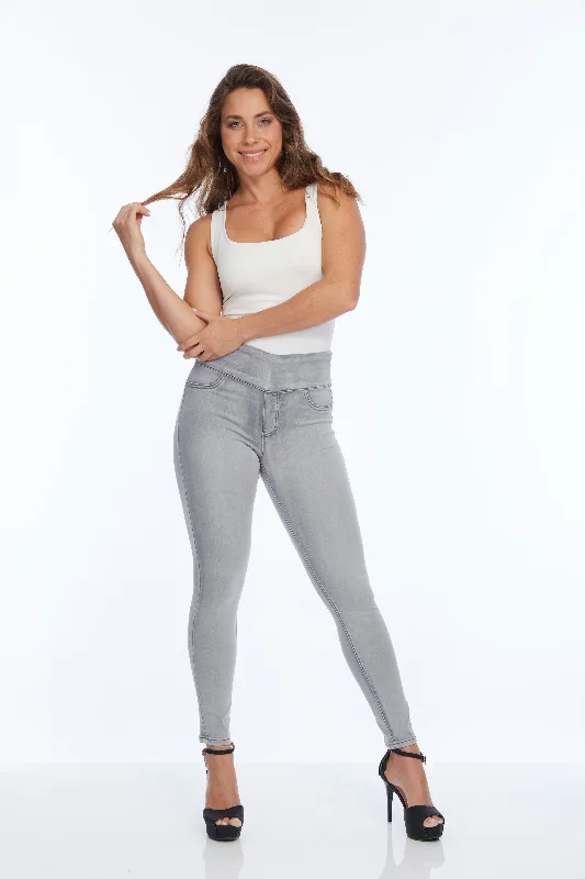 Concrete Grey Skinny Jeans LIOR | Jane