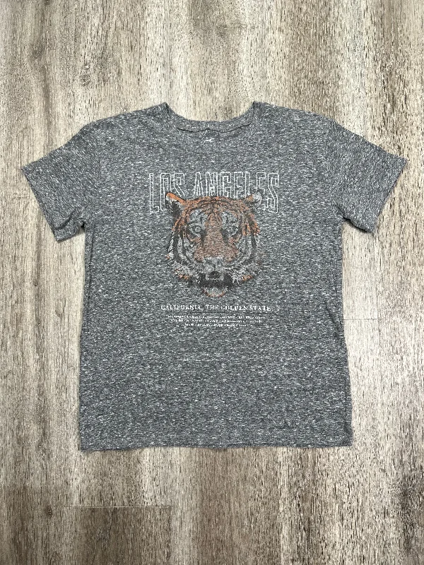 Top Short Sleeve By Hollister In Grey, Size: Xs