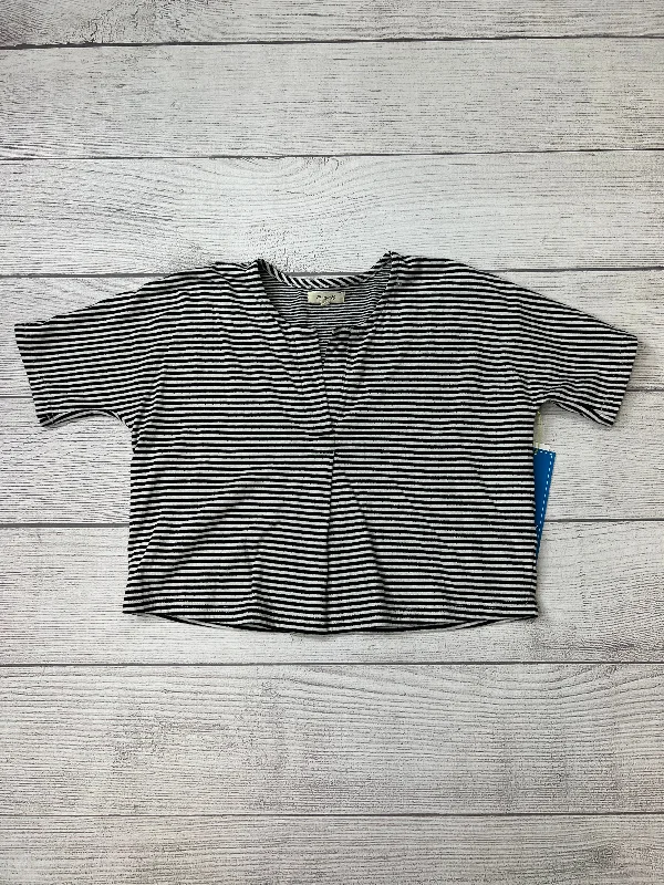 Top Short Sleeve By Madewell In Striped, Size: Xs