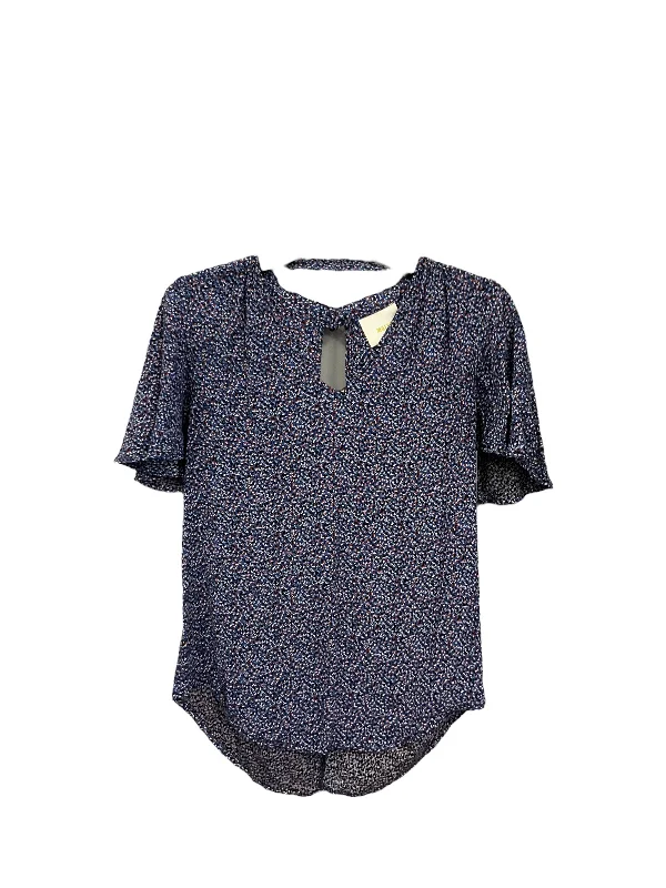 Top Short Sleeve By Maeve In Multi-colored, Size: M