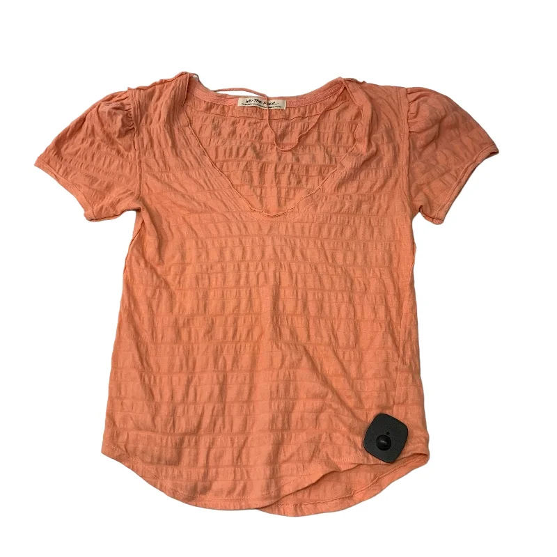 Top Short Sleeve By We The Free In Pink, Size: Xs