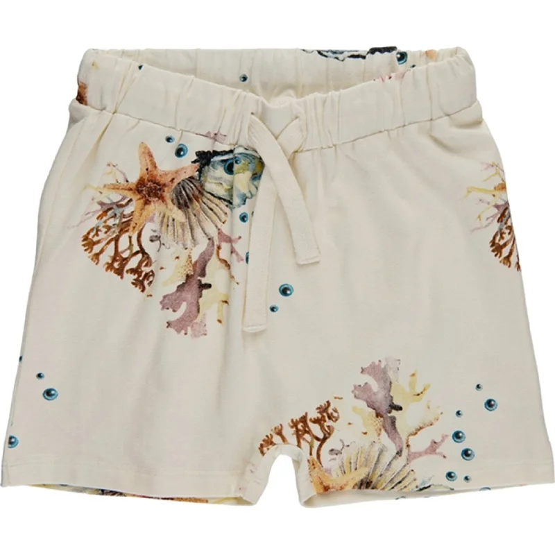 THE NEW Siblings White Swan Coral AOP Gaige Shorts