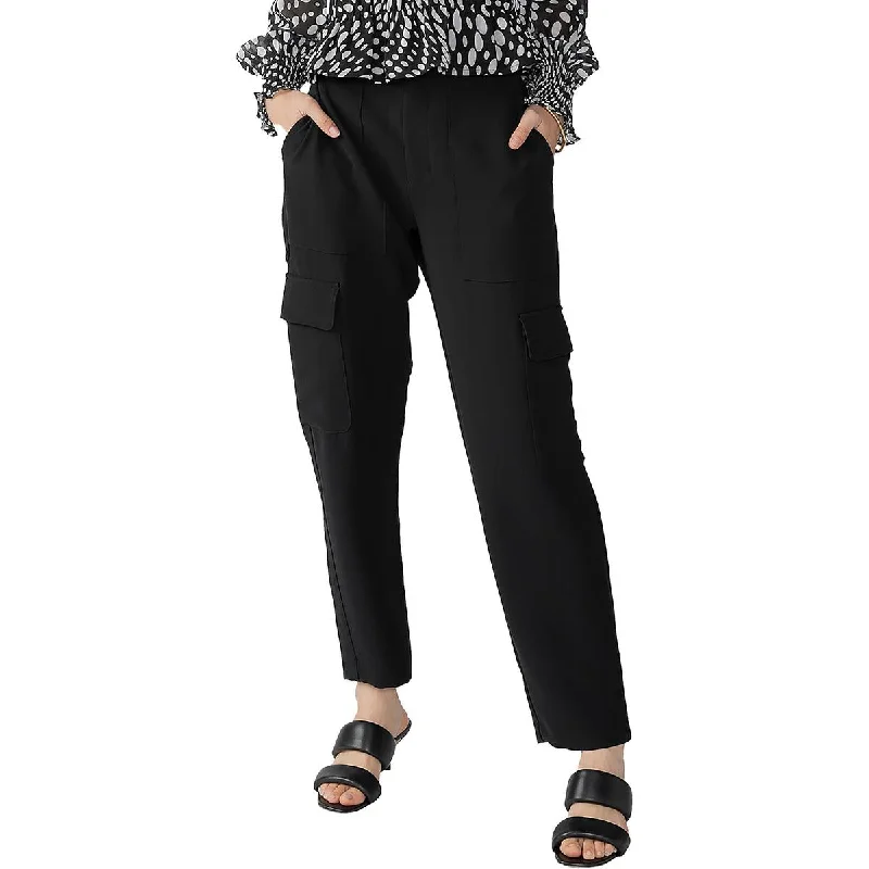 Womens High Rise Casual Cargo Pants