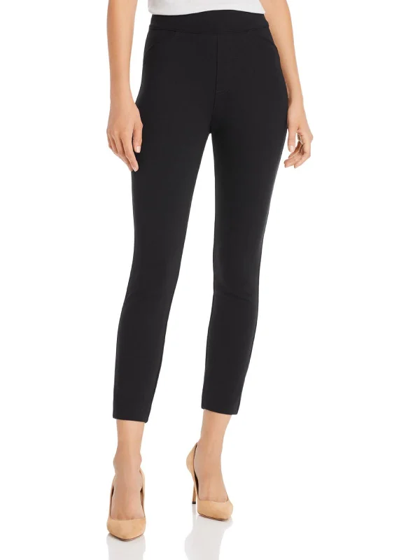 Womens Ponte Backseam Ankle Pants